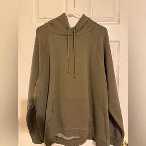 GOODTHREADS Olive Green Hoodie Size XXL